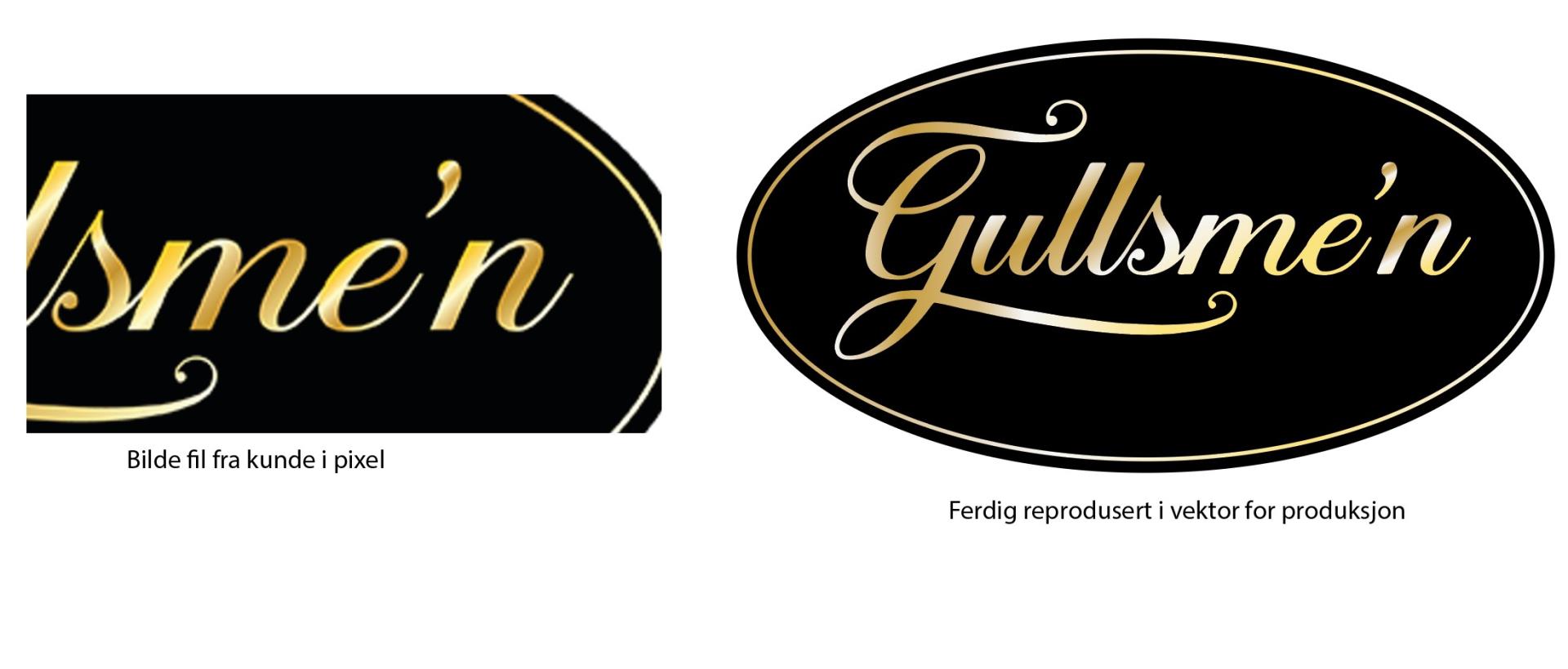 Vektorisering av logo til firma